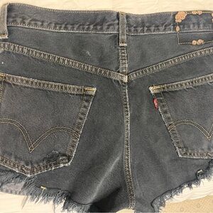 Levi's Dark Gray Jean Shorts